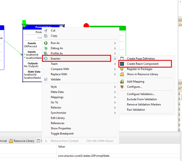 Create a React Component