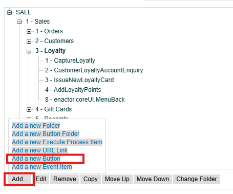 Add New Button