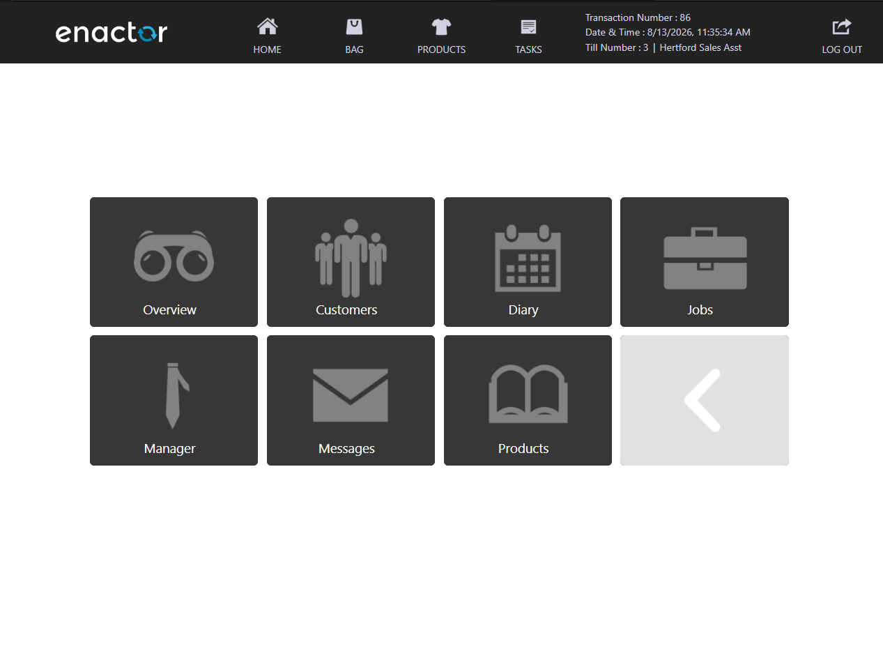 Menu Screen
