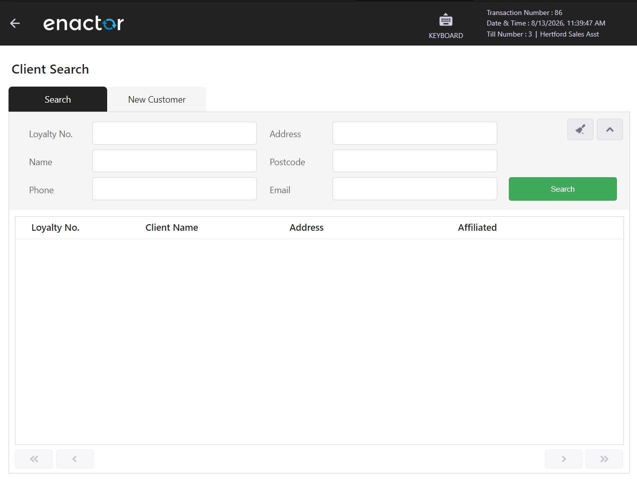 Select Customer