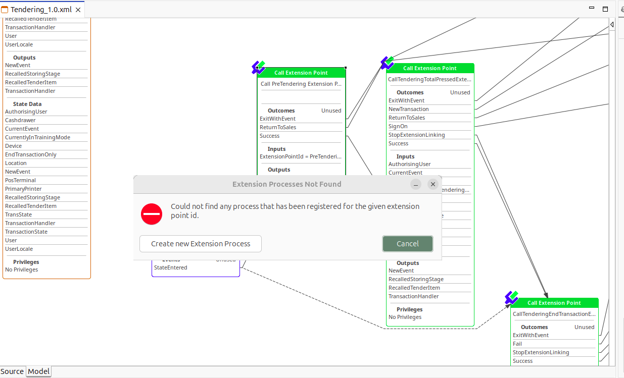 Create New Extension Process