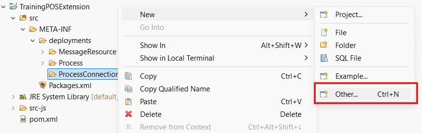 Create New File Select Other