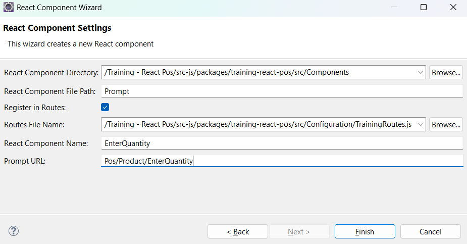 Create React Prompt
