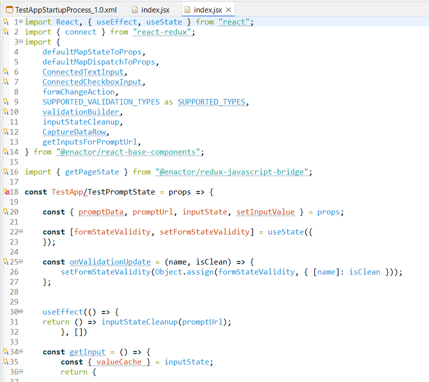Create React Component Code