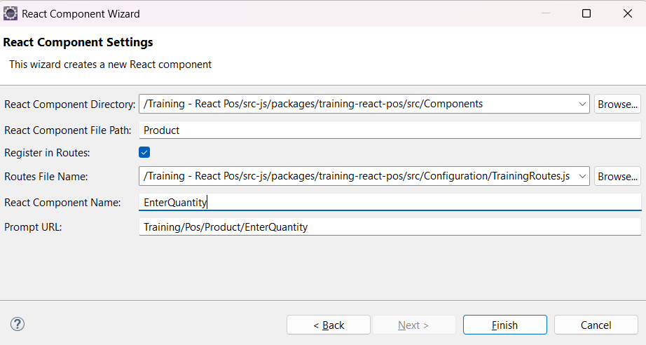 Create React Prompt