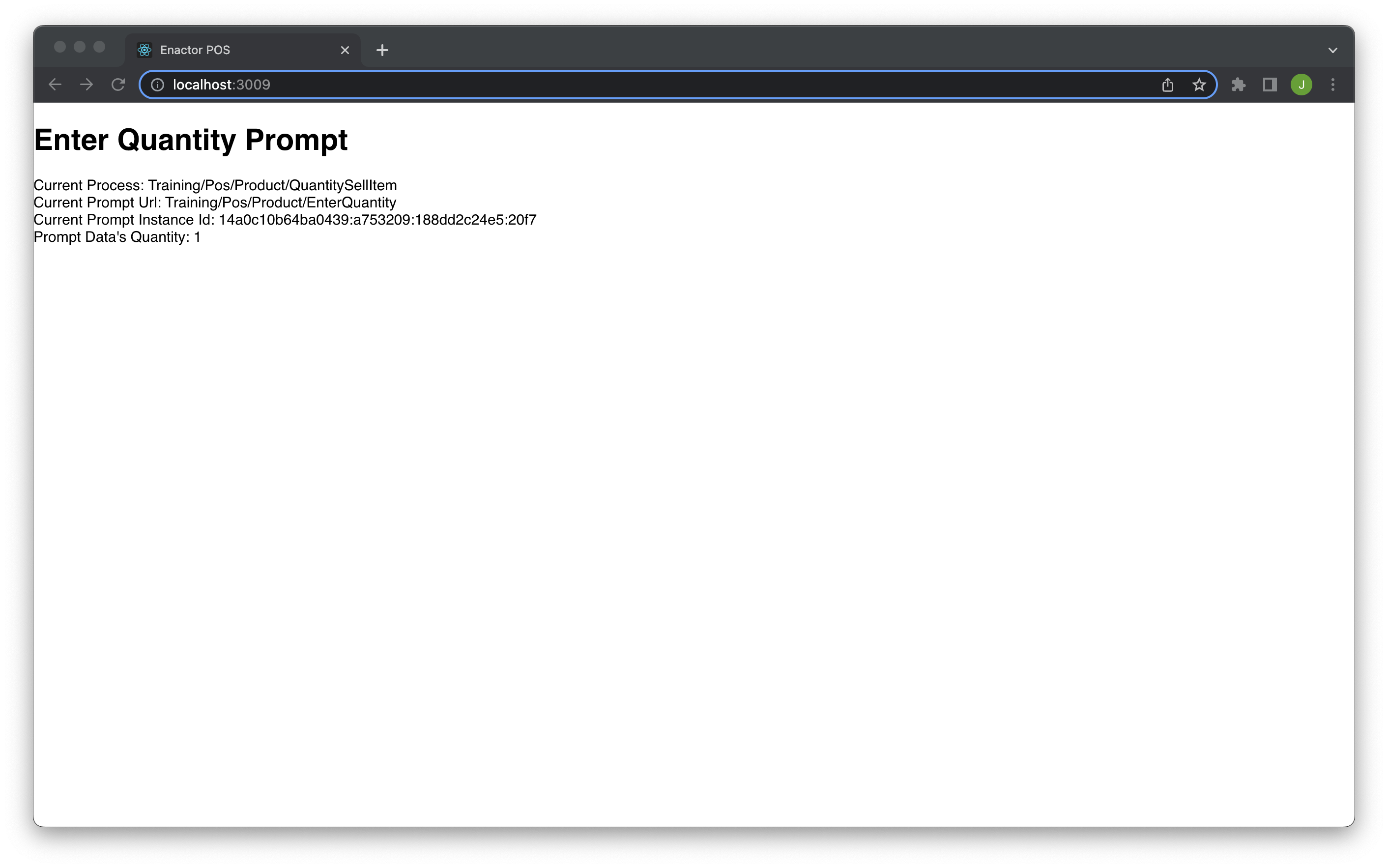 Display Prompt Data