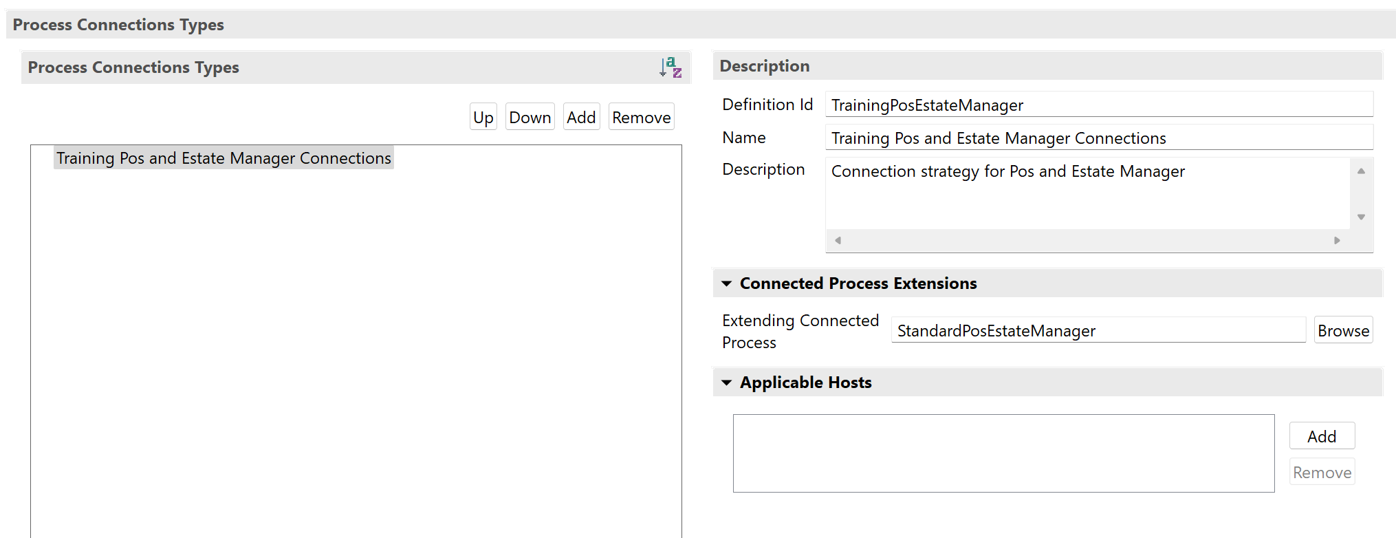 Extending Connected Process