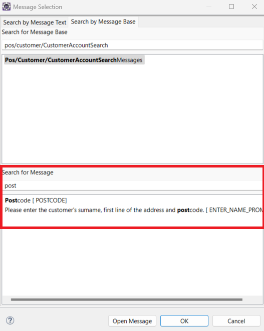 Filter By Message Names