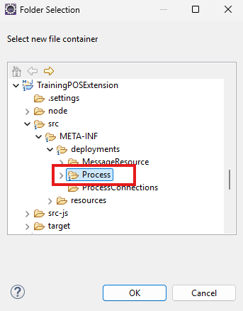Folder Selection Extension