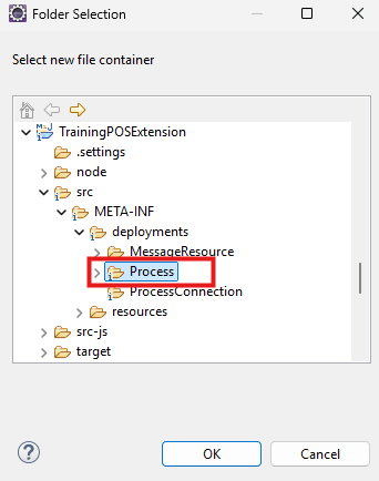 Folder Selection Extension