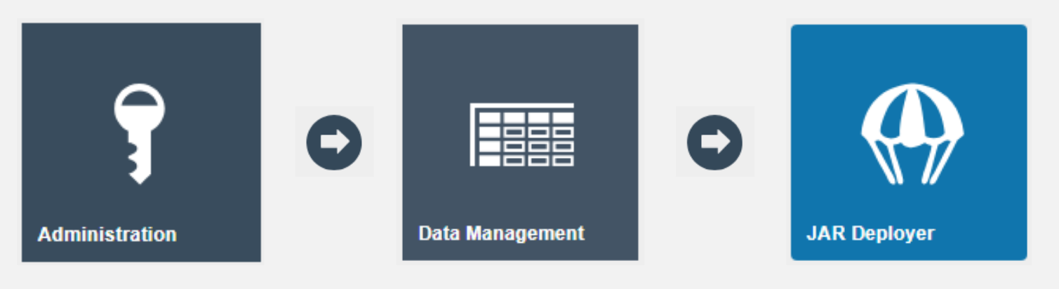 JAR Deployer navigation path in Estate Manager