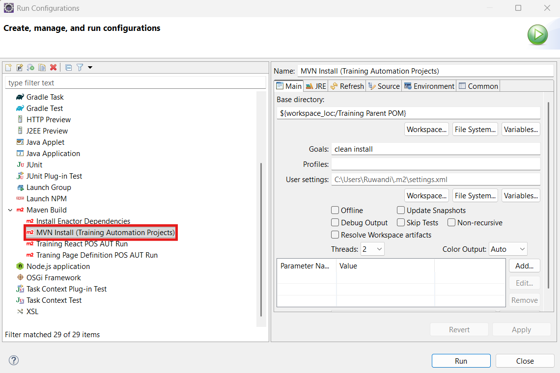MVNConfiguration