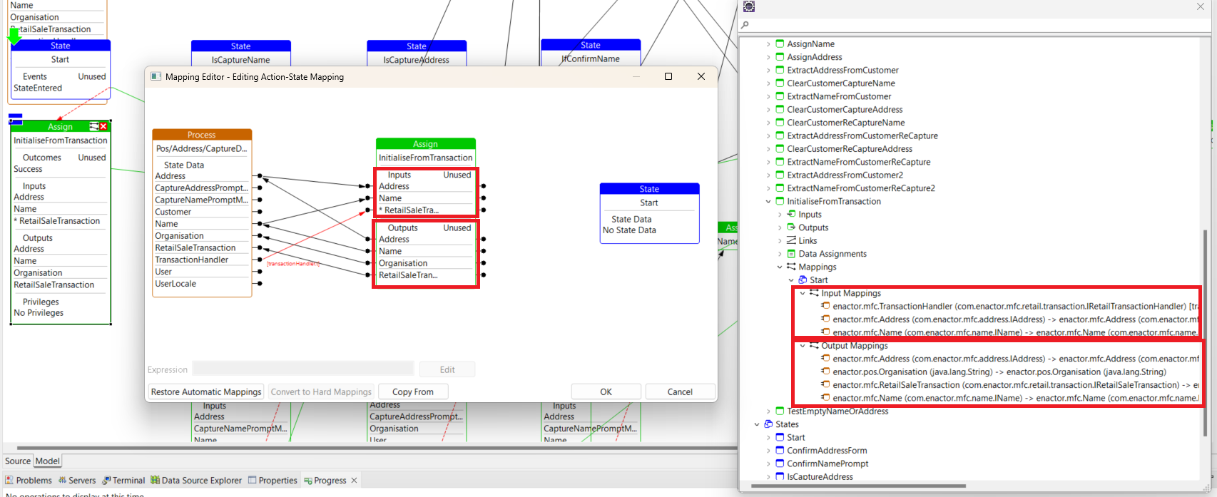 Mappings Shown Relevant To States