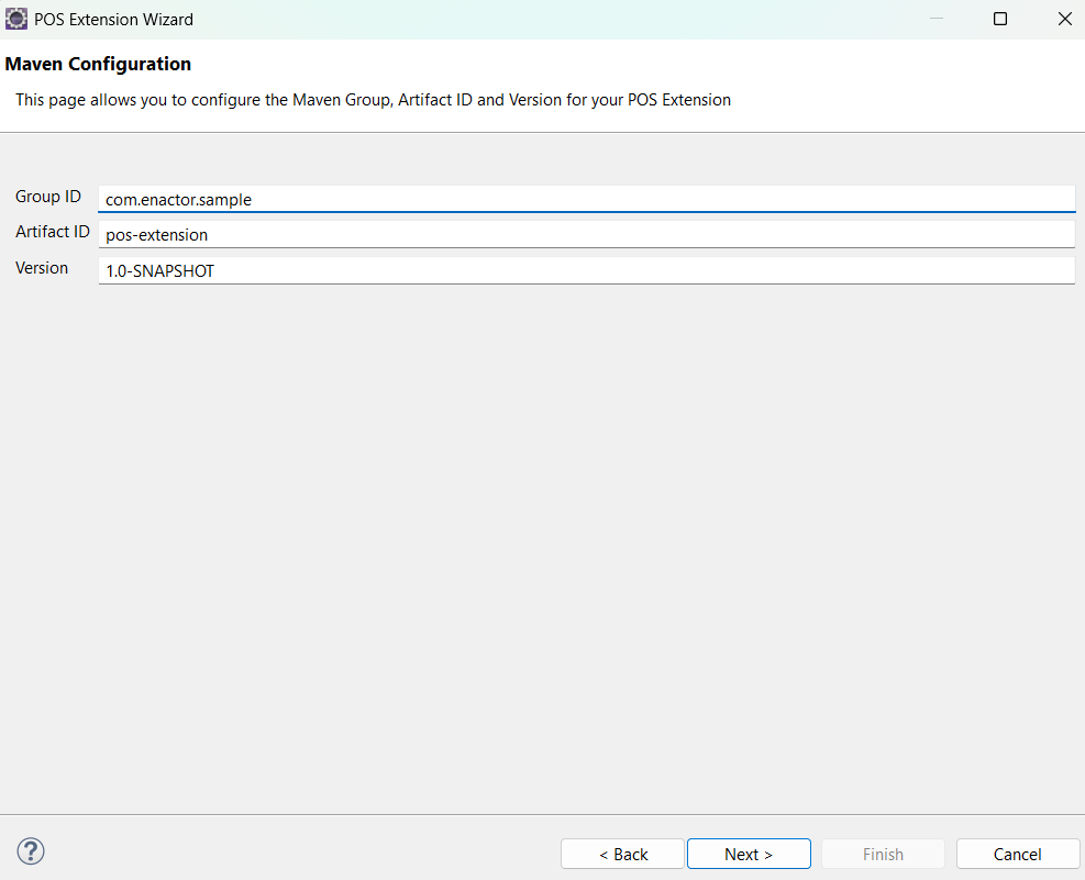 MavenConfigurationPage