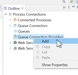 Create a new Queue Connection Provider