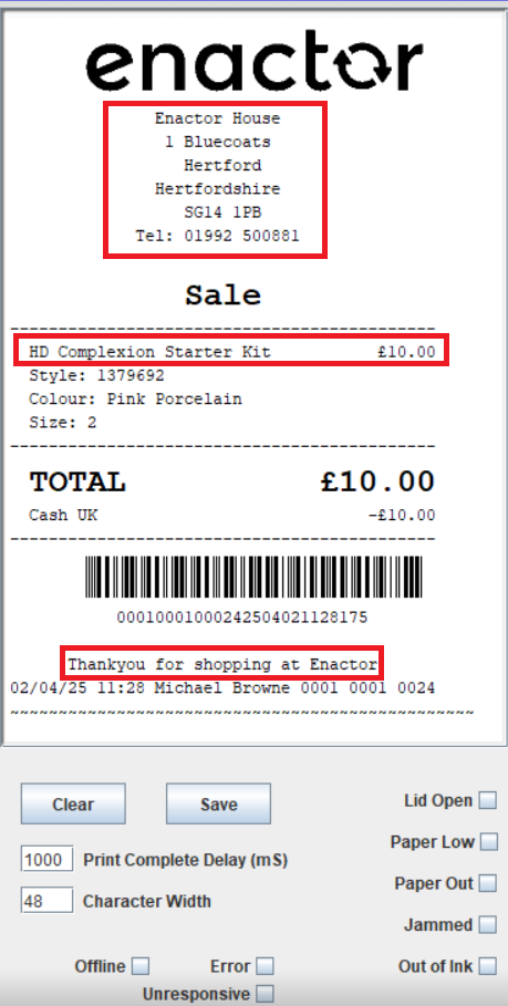Receipt