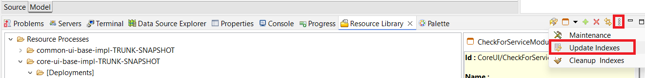 Resource Library Indexing