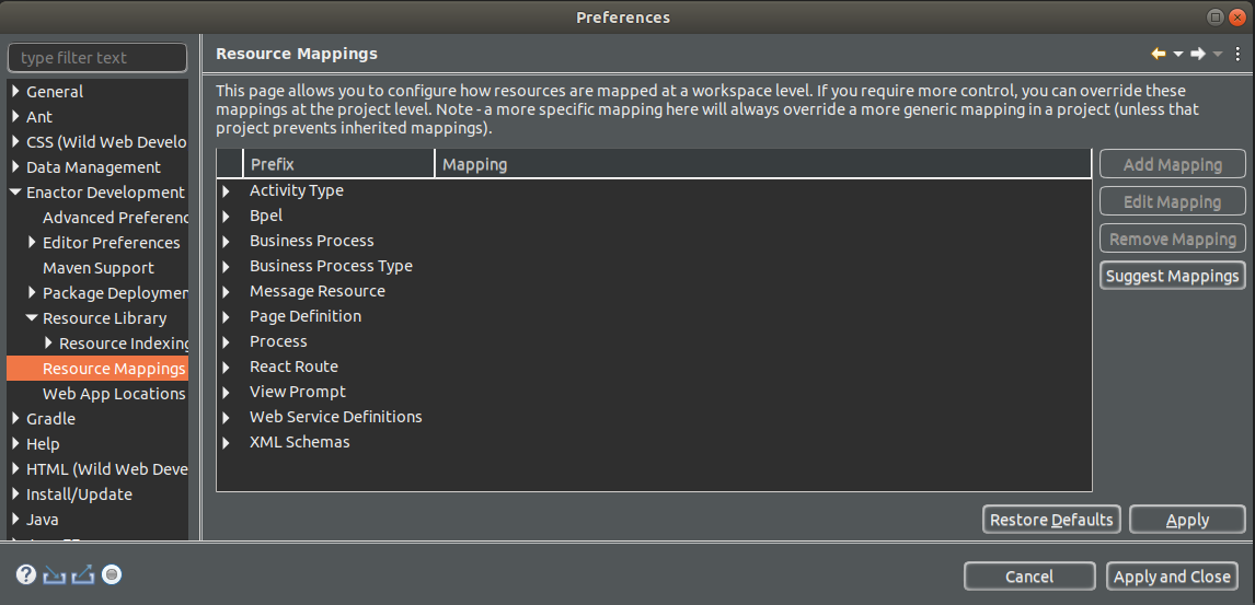 Resource Mapping