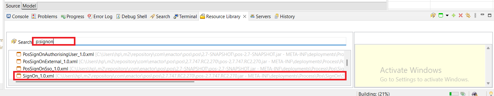 Search Process