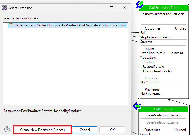 Select Extension View