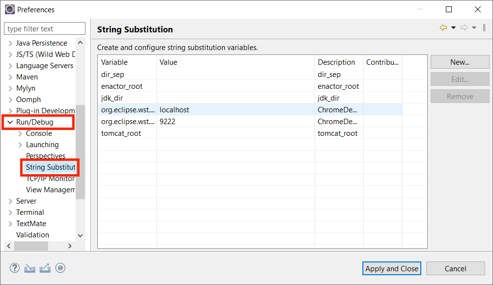 Select String Substitutions