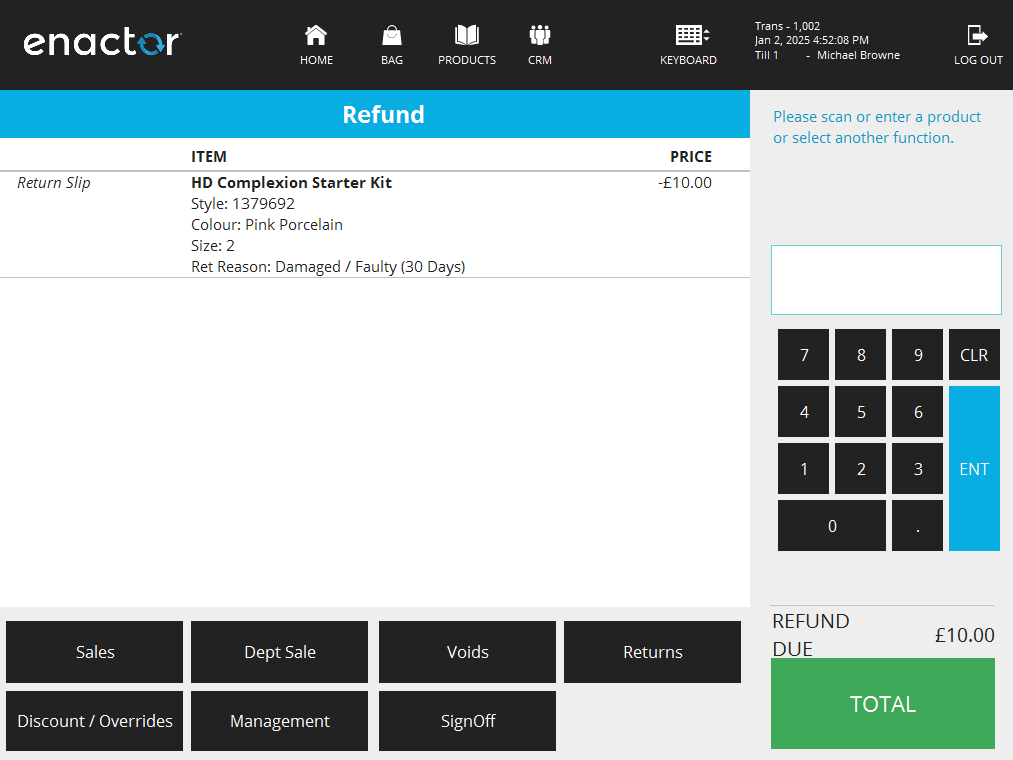 Transaction Basket