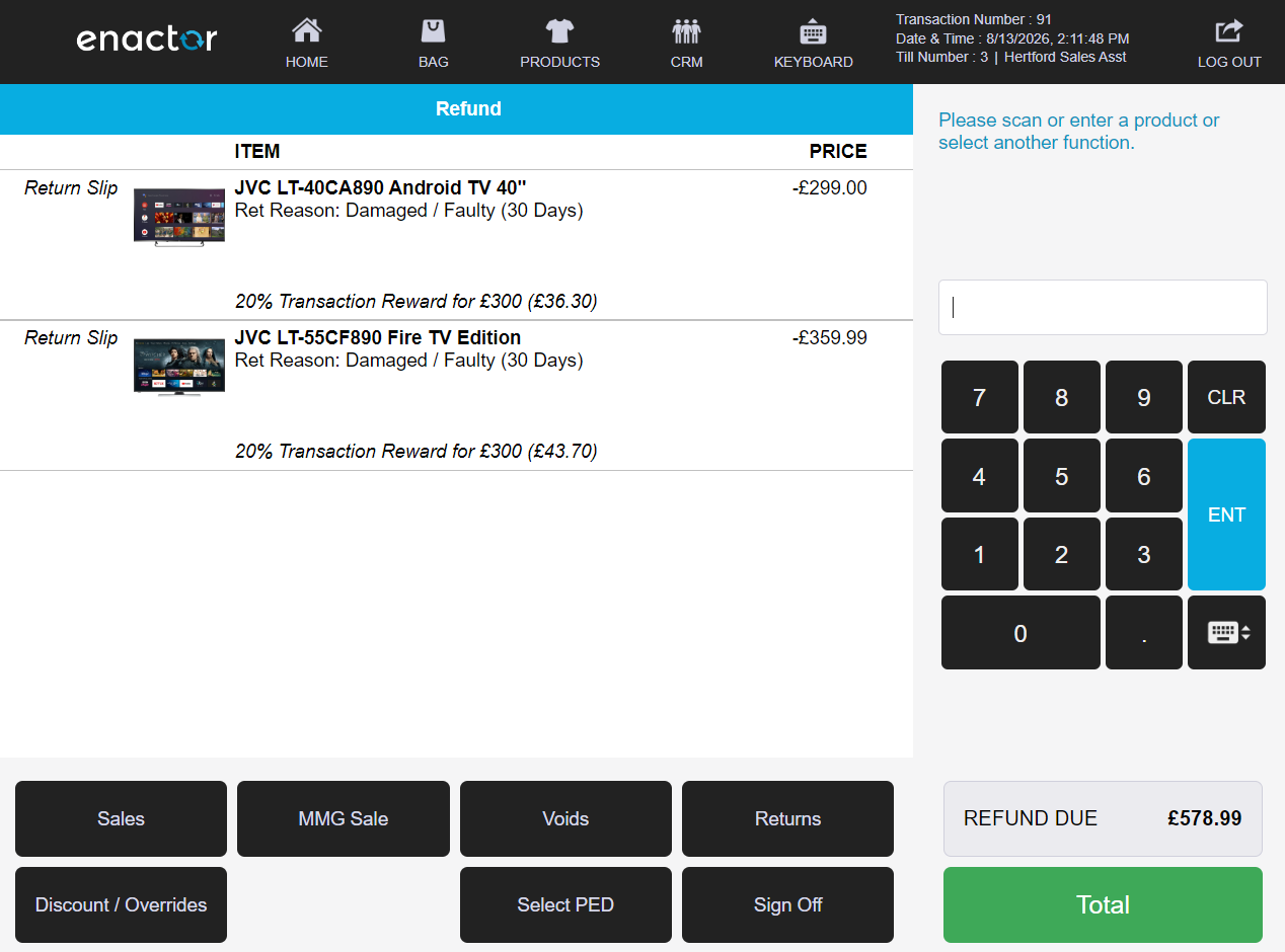 Transaction Basket
