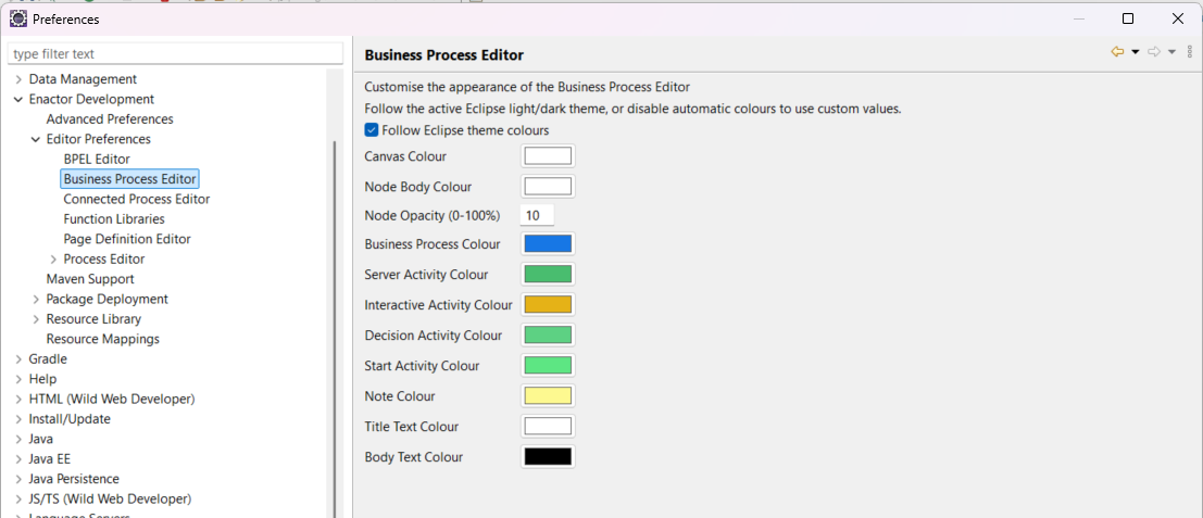 Business Process Editor