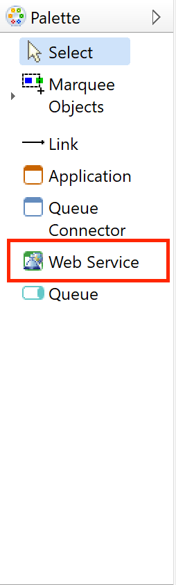 Web Service Group Palette