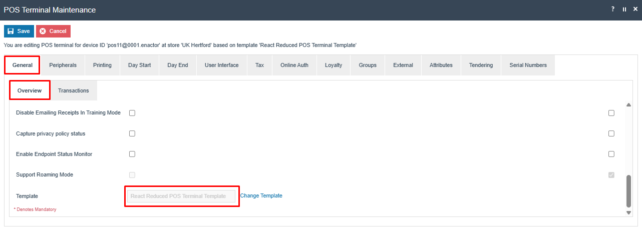 Architecture diagram showing deployment with a Store Server