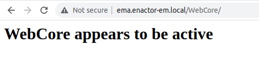 Web Core status page