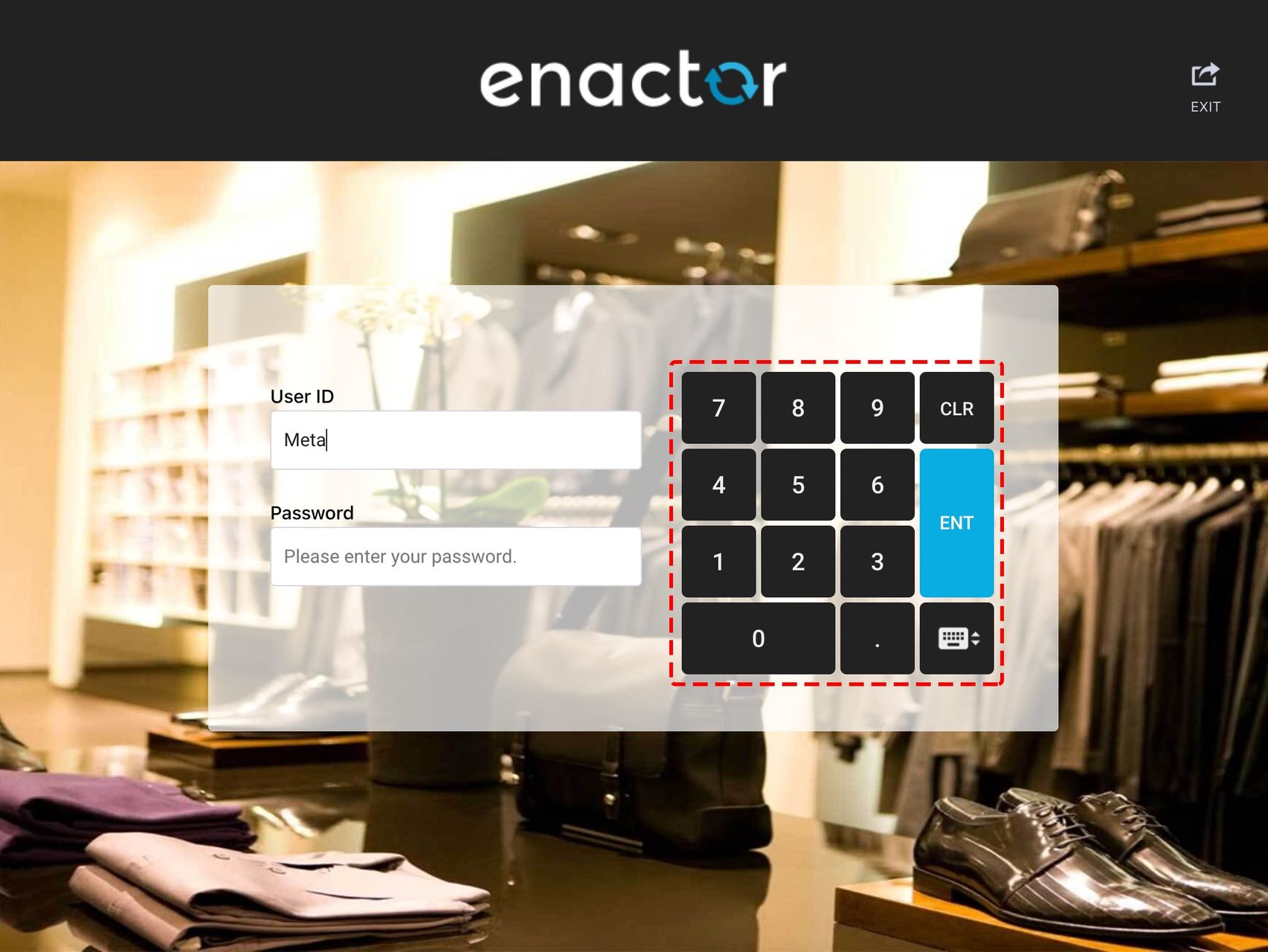 React POS number pad - default theme
