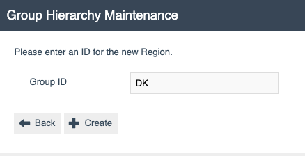 Add Region dialog
