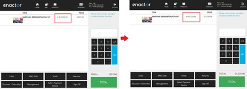 POS basket - Quantity Break Apply to All