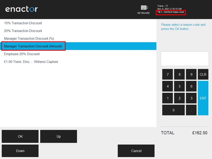 Functional Authorisation Code prompt