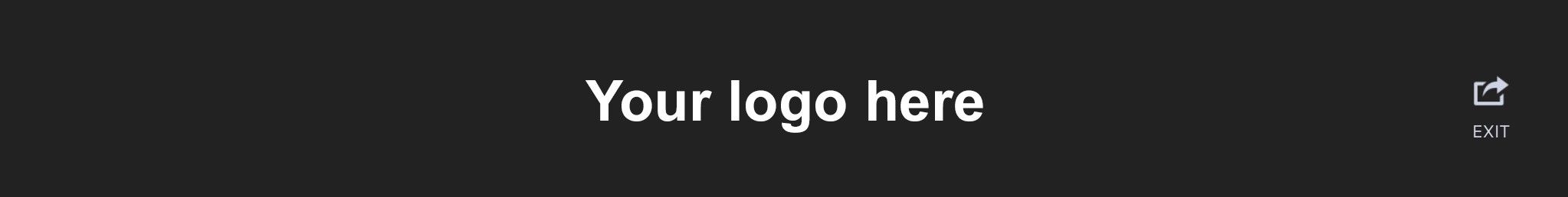 React POS sign-on screen showing the branded background and logo