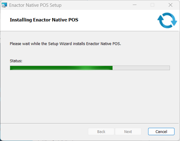Architecture diagram showing deployment with a Store Server