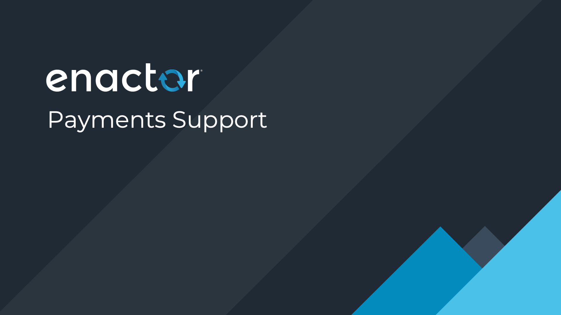 Payments Support section divider