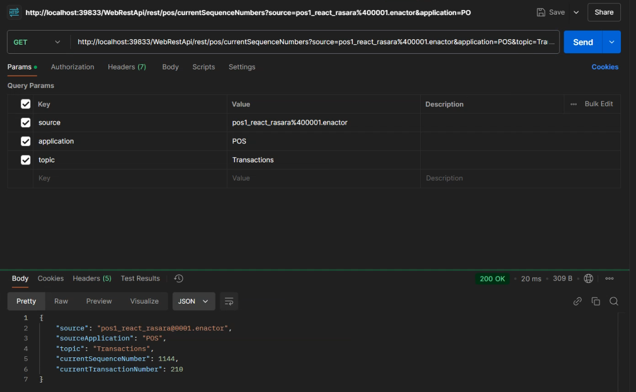 200 OK Response - Service Source