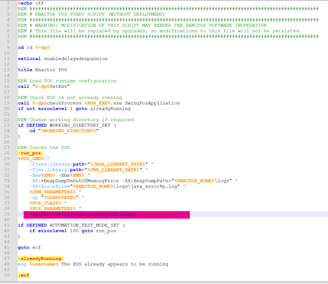 SetEnv Configuration Path
