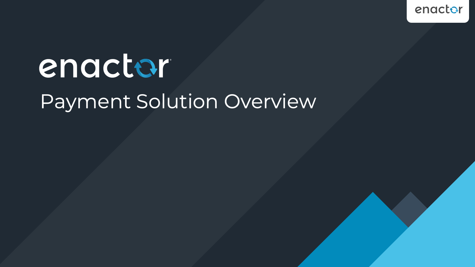 Payment Solution Overview section divider